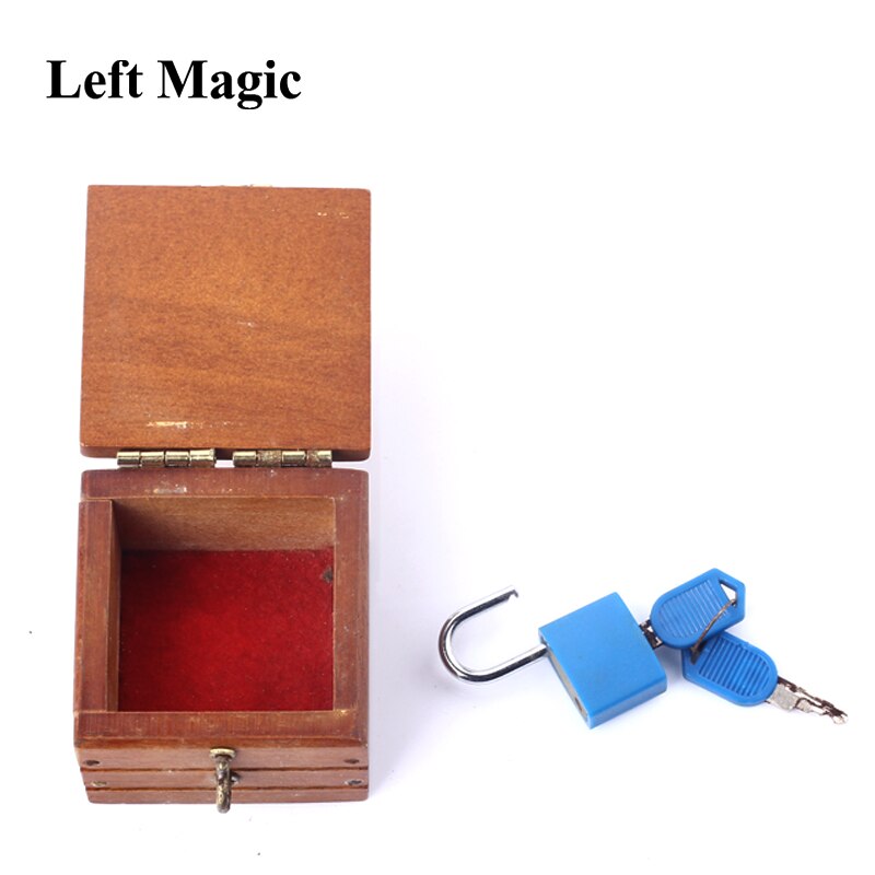 mini Scatola Chiusa (miracolo scatola) trucchi magici previsione scatola di legno chiudere su trucco magico accessorio commedia G8035