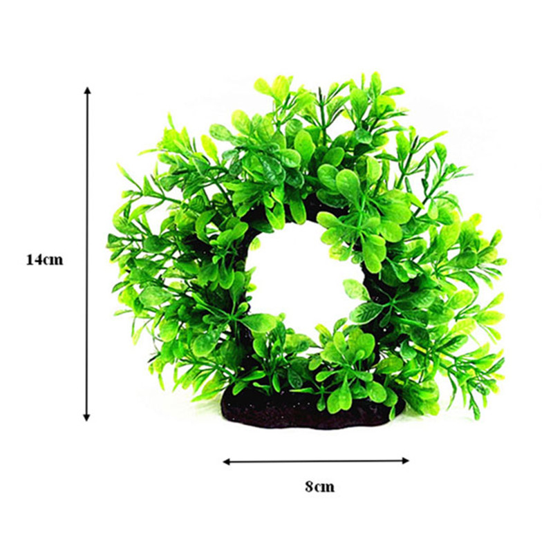 Aquariumplanten watergras aquariumdecoratie kunstmatig plastic mooie bloemendeur
