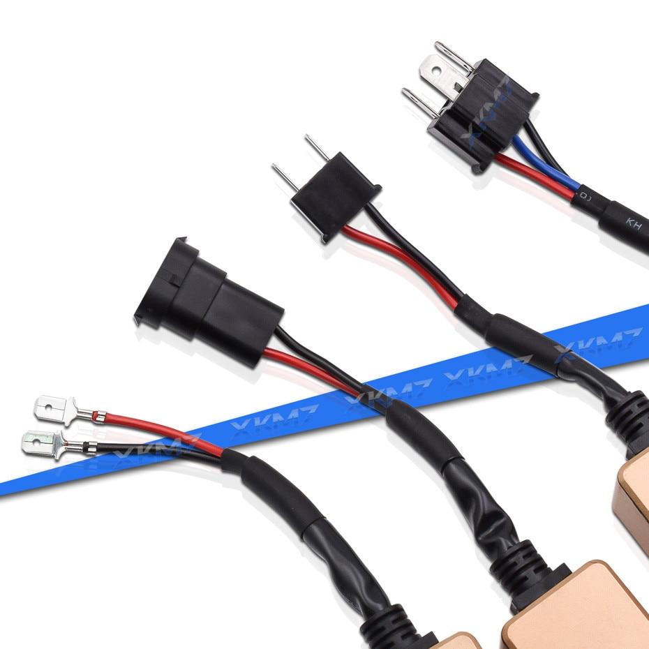 XKM7 LED Canbus Decoder H7 H4 H11 H1 D2 LED Headlight Resistor Tuning Bulbs Canceller Harness Error Free Car Lights Accessories