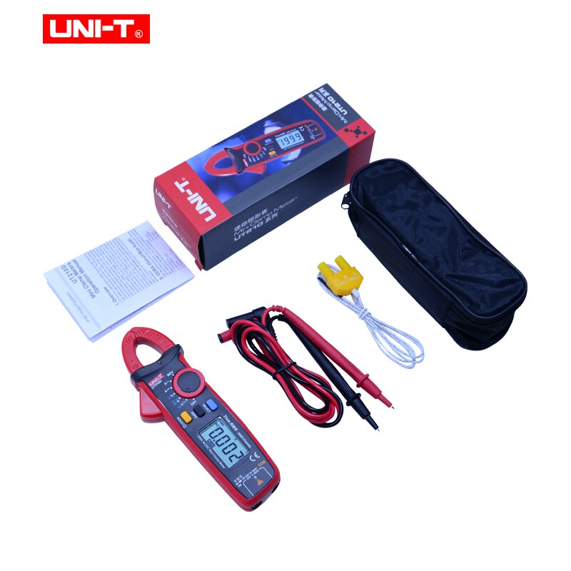 UNI-T Mini Digital Clamp Meters UT210A UT210B UT210C UT210D UT210E True RMS Auto Range VFC Capacitance Non Contact Multimeter