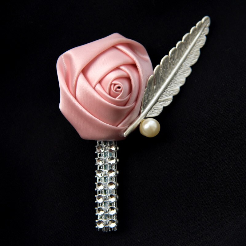 Kyunovia Blume Revers Pin Mens Hochzeit Blume Im Knopfloch Handgemachte Hochzeit Brosche Blume Im Knopfloch Knopfloch Grooms Boutonnieres FE55: Color 5