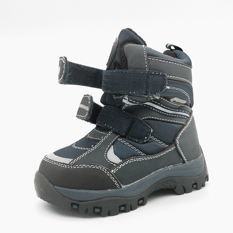 Wasserdicht 1 paar Winter Warme Wolle Schnee Stiefel Ski freundlicher Junge Leder Stiefel -40 oder-30 grad Art Stiefel