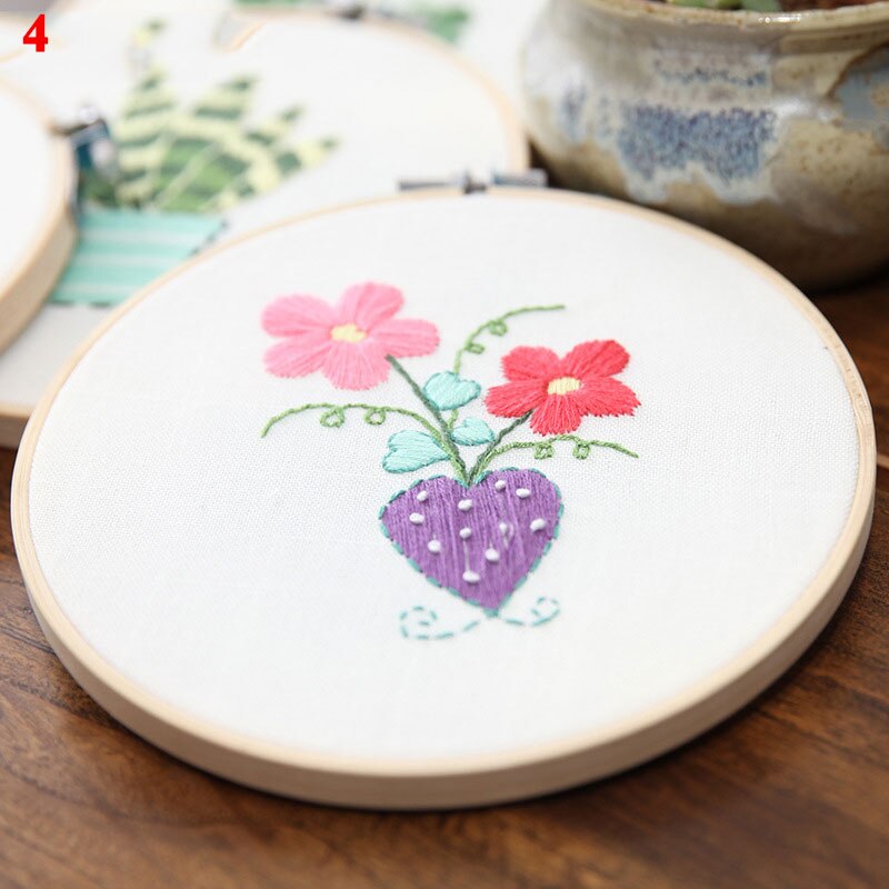 Kits de matériel de broderie, bricolage, poinçon d&#39;aiguille, Kit de broderie artisanale, point de croix, bricolage, tricot, accessoires de couture,: 4