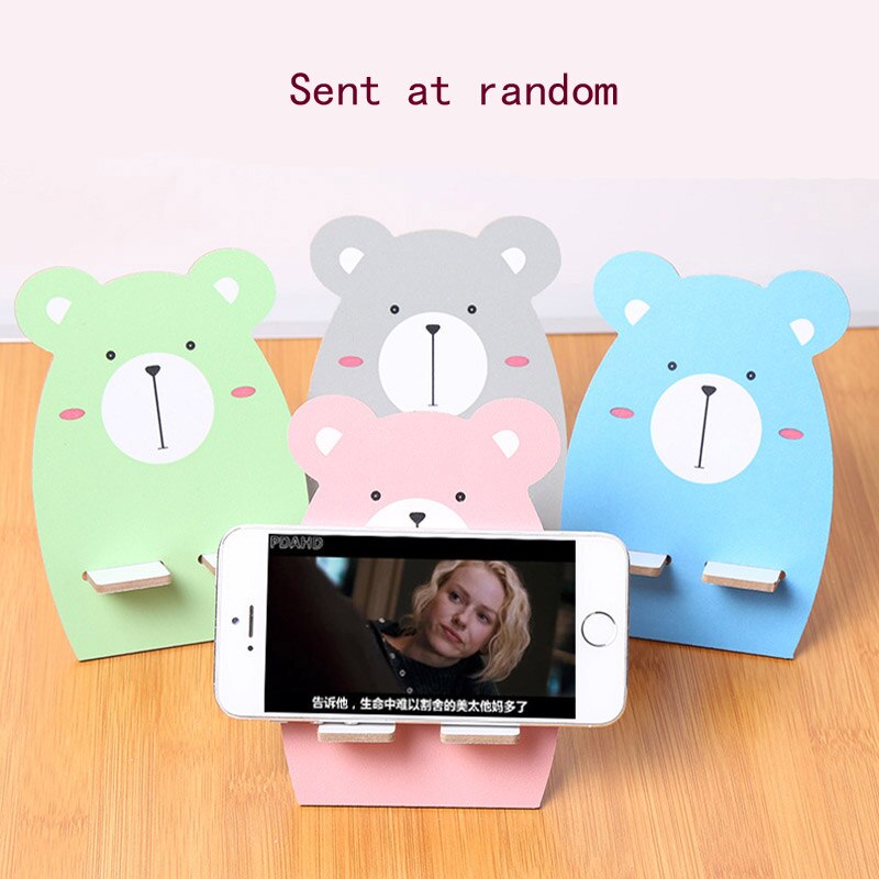 Universal mobile phone holder desktop stand universal desktop tablet mobile phone holder shockproof wooden mobile phone holder