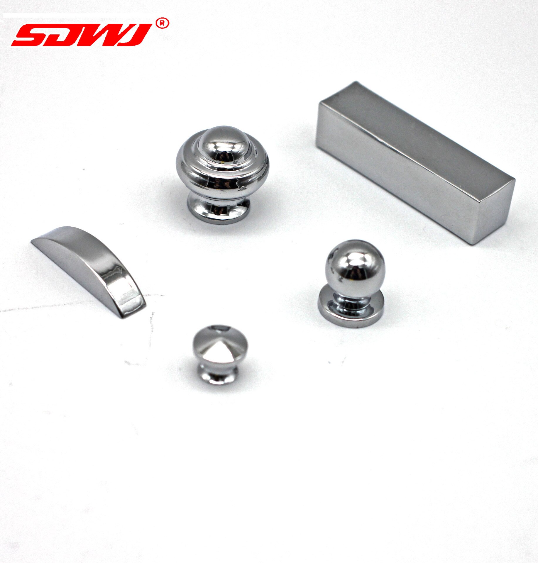 Sen Di Hardware Wooden Box Hardware Accessories High-End Jewlery Box Gold/Chrome Heshangtou Handle Small