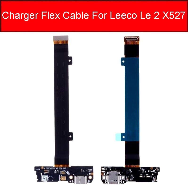 Originele USB Charger Board Flex Kabel Voor LeTV Leeco Le 2X527 Usb-poort Opladen Dock Flex Kabel Vervanging reparatie Onderdelen