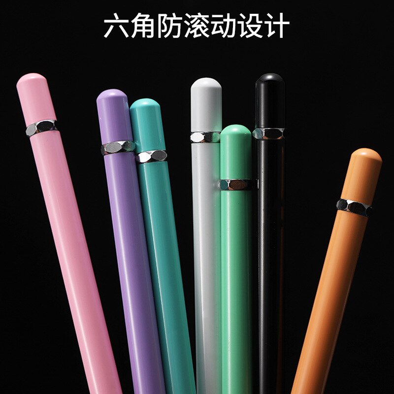 Stylo métallique Permanent avec caoutchouc remplaçable, stylo sans encre, stylo à pointe, jamais , papeterie de bureau pour l'école,