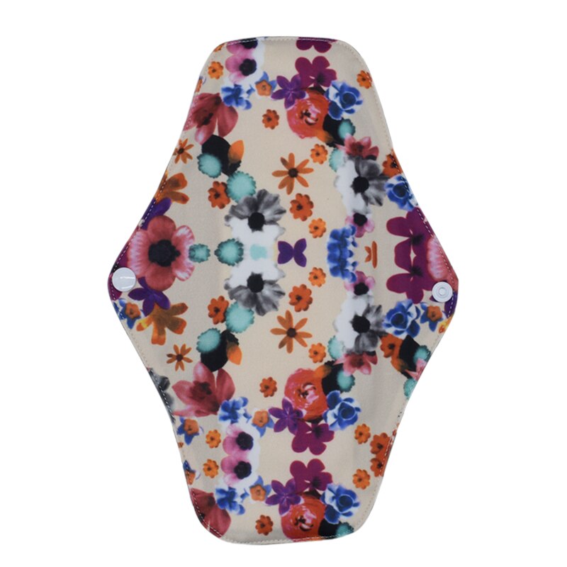 Washable Sanitary Towel Cloth Menstrual Pads Reusable Sanitary Pad Absorbent Reusable Charcoal Cloth Bamboo Menstrual Pads: A3