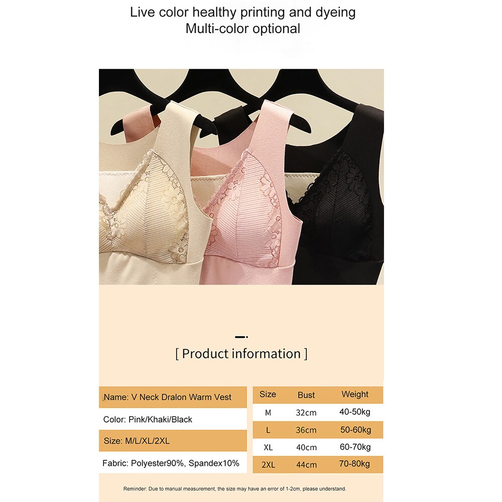 Frauen Winter warm Plus Samt Panzer oben sexy V-ausschnitt Spitze Ernte Spitzen Leibchen Dicke Weibliche oben Mit gepolstert Seide Patch caraco femme