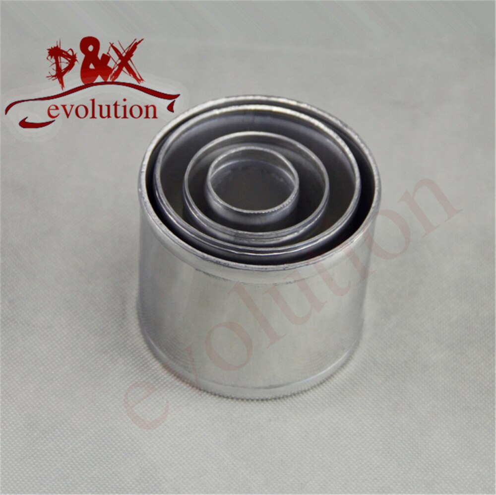 Tuyau droit en aluminium pour Turbo | Entrée/sortie différente, en aluminium 13mm-45mm /0.5 ''-1.75" tuyau Intercooler système d'admission L = 76MM