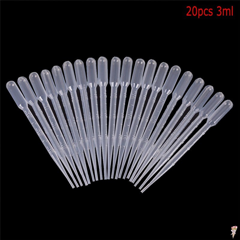 2-50Pcs 3-10Ml Clear Plastic Eye Dropper Set Liquid Transfer Meetpipetten Voor Laboratorium Experiment medische Microbiologie