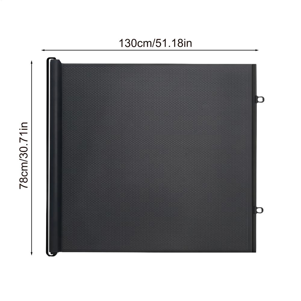 Uttrekkbar babygrind uten boring, høy nettingbabygrind som kan forlenges til en bred, uttrekkbar grind for barn eller kjæledyr, uttrekkbare hundegrinder: Grønn