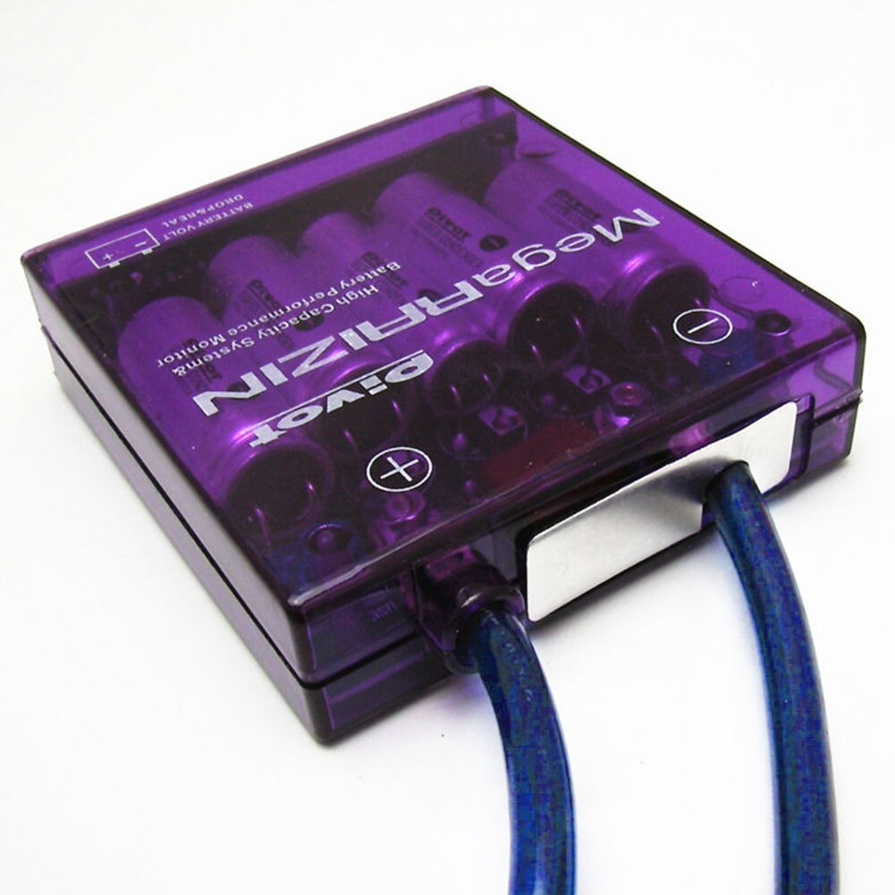 Universal Car Voltage Stabilizer Purple PIVOT MEGA RAIZIN Universal Car Fuel Saver Voltage Stabilizer Regulator