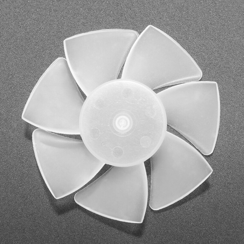 Replacement Transparent Vent Fan Blades Fits for RV Bathroom Vent Fan Roof Vents and Range Hoods 7 Leaves 2.95inch