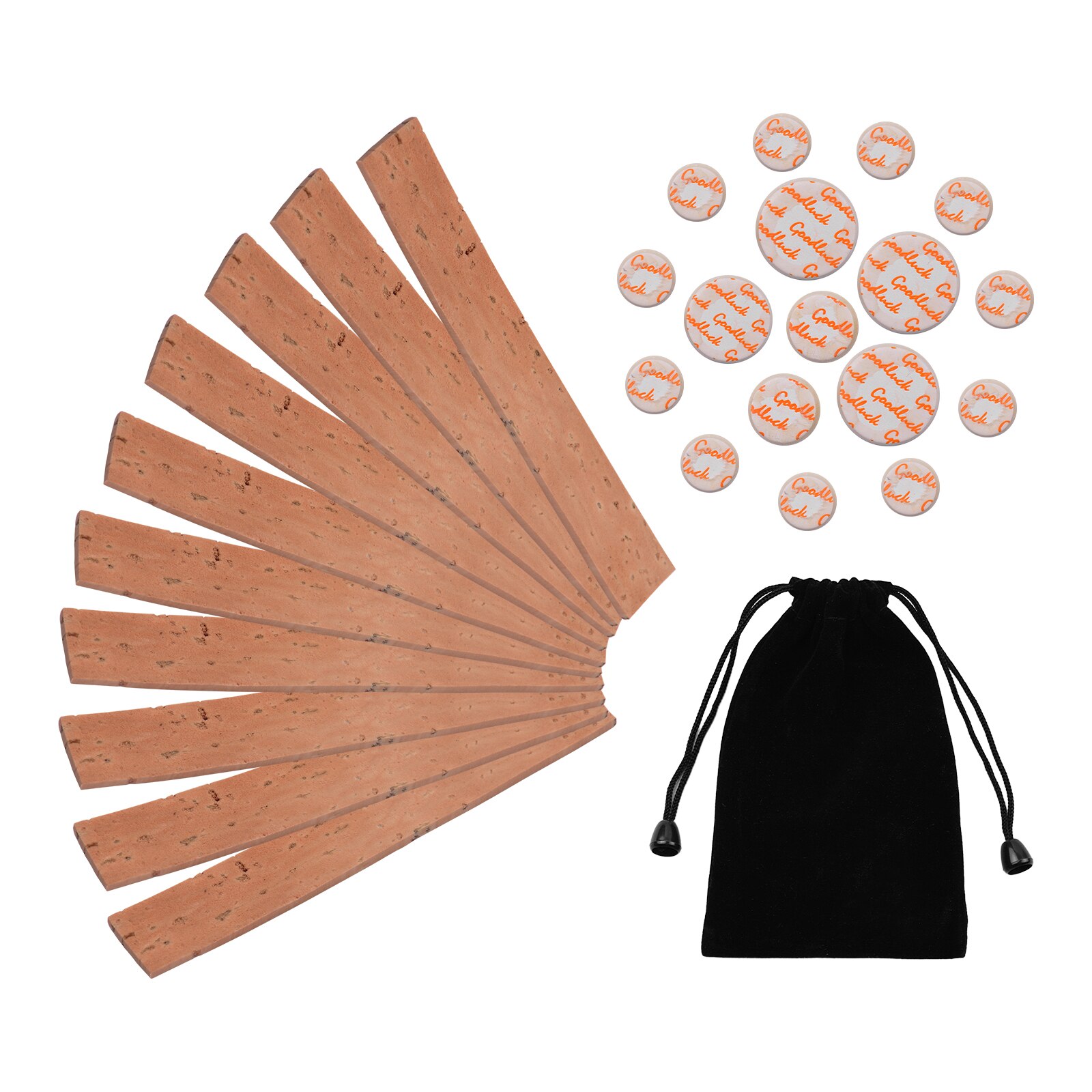 Conjunto de 10 unidades de juntas de corcho y almohadilla para clarinete, junta de cuello de corcho, 17 unidades de almohadillas de Clarinete para clarinete Bb