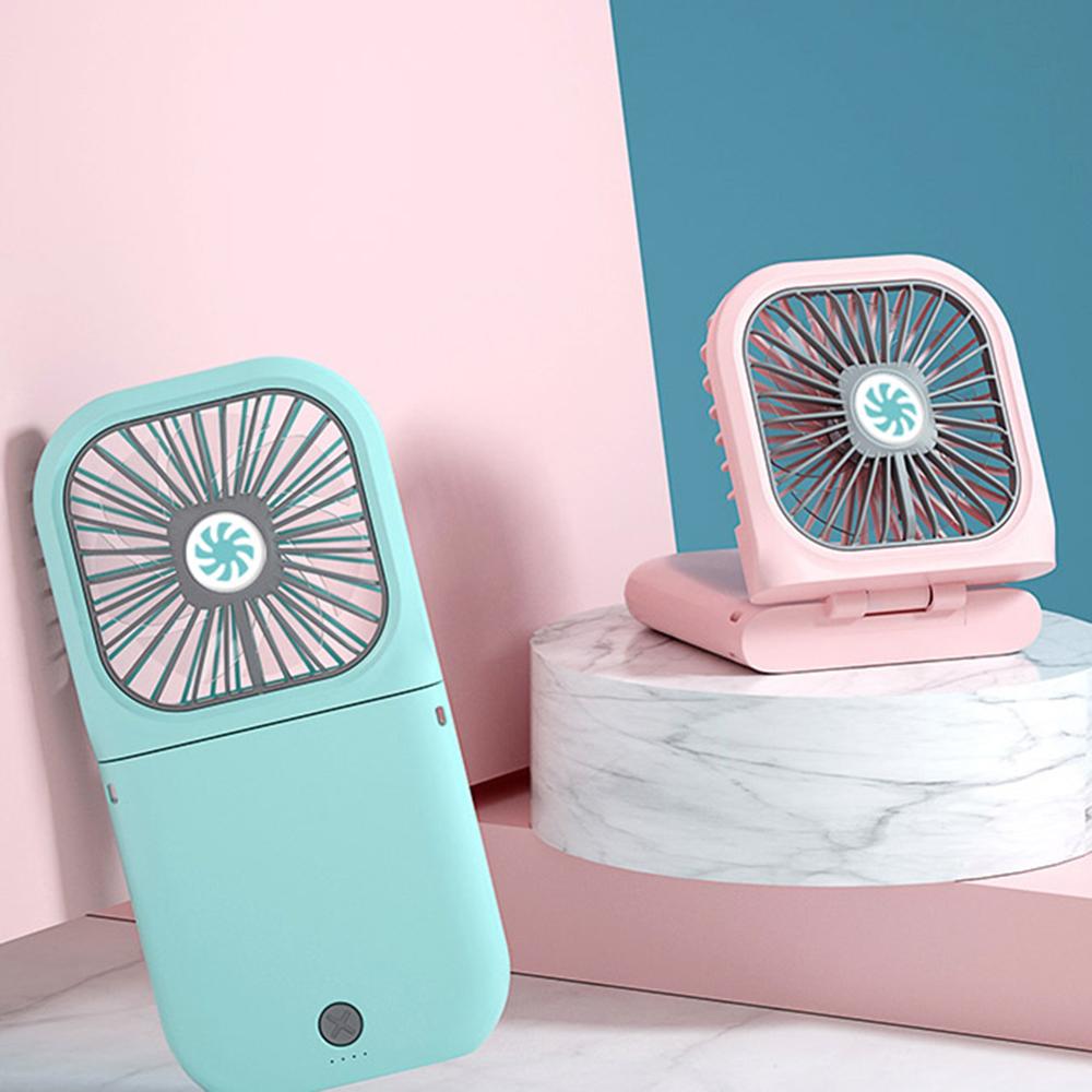 Ventilador tragbarer hängender halsventilator, wiederaufladbarer mini-faltventilator mit usb-anschluss, handklimaanlage für den außenbereich, reisekühler, kleiner ventilator