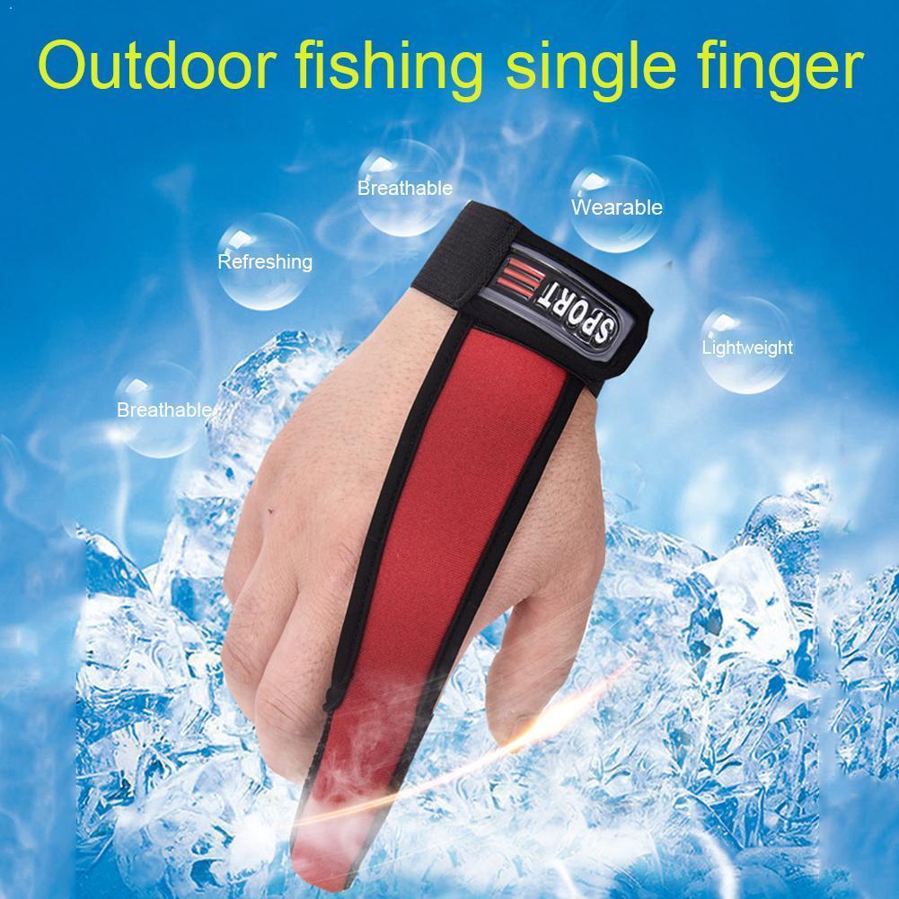 1 Pcs Single Finger Protector Fishing Handschoenen Vis Apparatuur Surfcasting Handschoen Een Ademende Handschoen Vissers Handschoen Vinger K8C2
