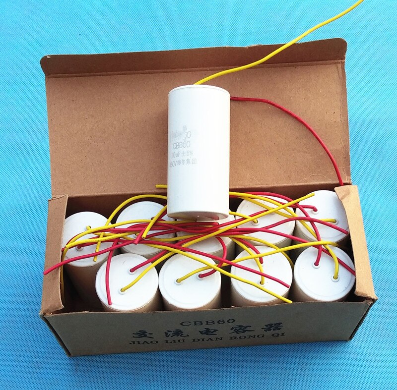 Cbb60 Washing Machine Electric Capacity Capacitor Spin-Dry Dewatering Pump Starting Capacitor Accessories