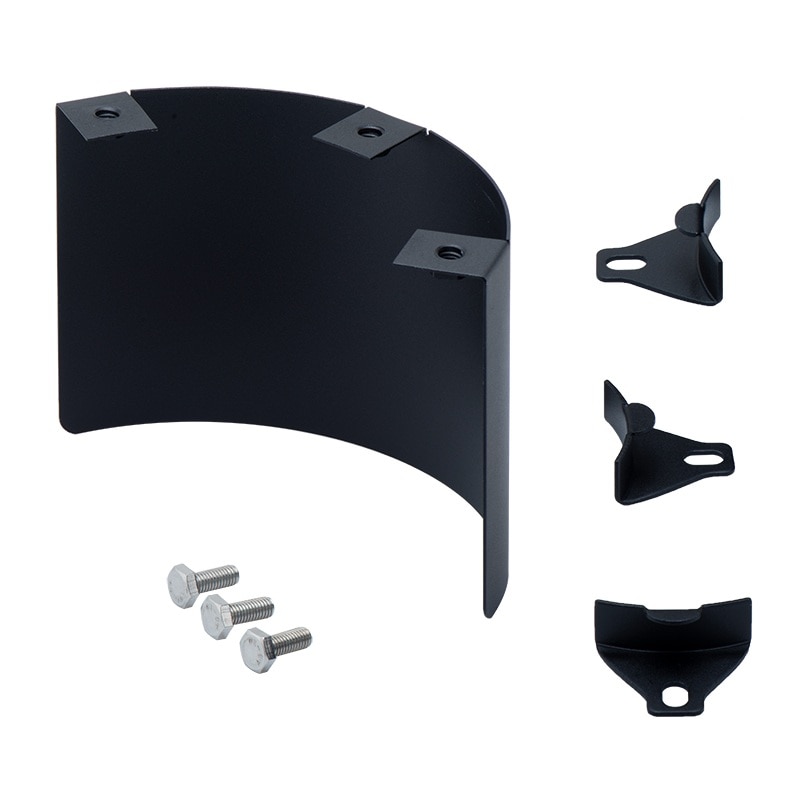 Universal värmeskydd aluminium luftintagsfilter kåpa värmesköld för racing bil 2 "  to 4 " filter