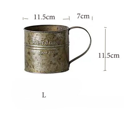 Amerikanischen retro Alten Englisch Druck Schmiedeeisen Blume Fass Griffe Anordnung Blume Floristen: F