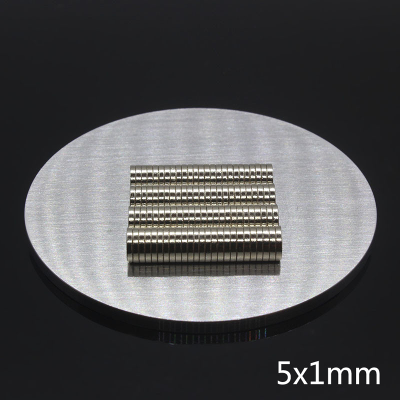 200 pcs Lot Small Neodymium Magnets Thin Disk N35 Craft Refrigerator Diy Rare Earth Magnetic Materials 5 mm Diameter x 1 mm