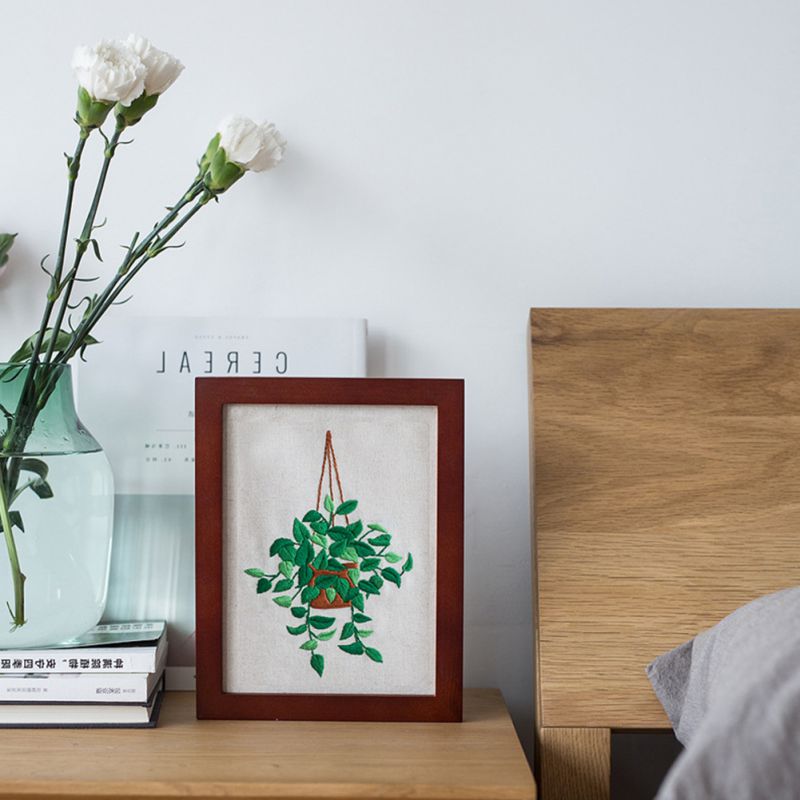 Moderne Diy Borduurwerk Plant Monsterabladeren Cactus Handwerk Handwerken Kruissteek Kit Home Decor Katoen Borduren Craft