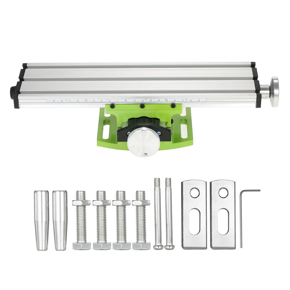 Mini Compound Bench Drilling Slide Table Worktable Milling Working Cross Table Milling Vise Machine for Bench Drill Stand