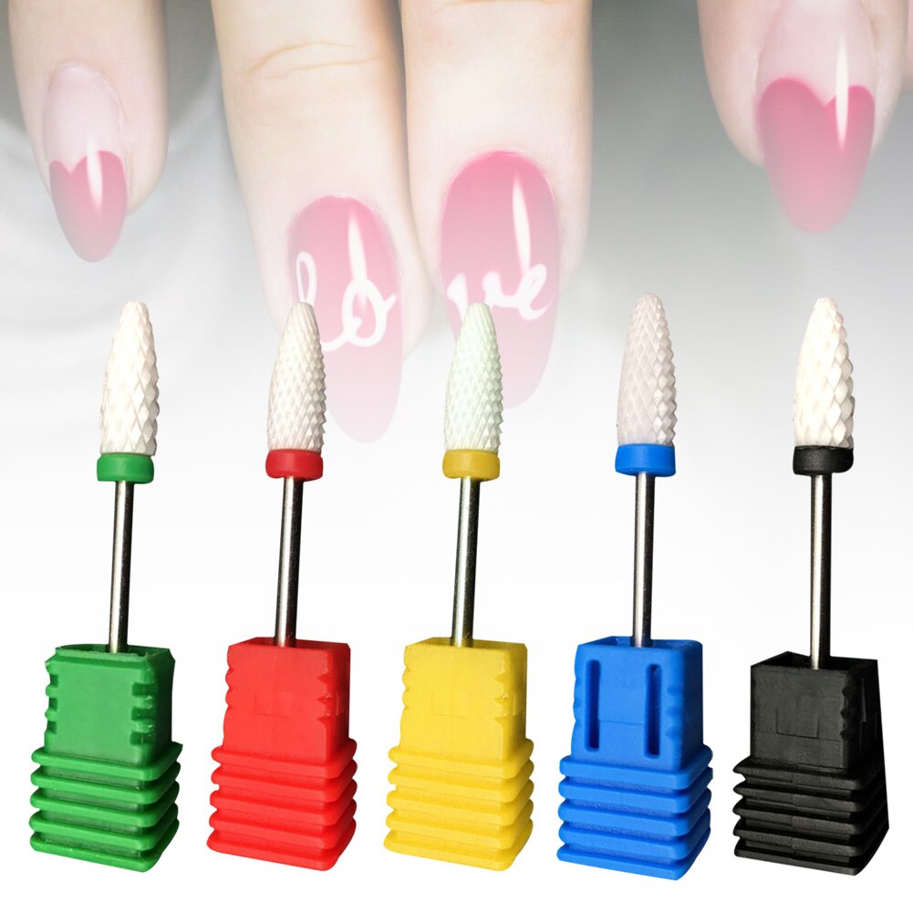 Taladro de decoración de uñas de cerámica, herramienta de pulido eléctrico para manicura y pedicura, pulidor de uñas
