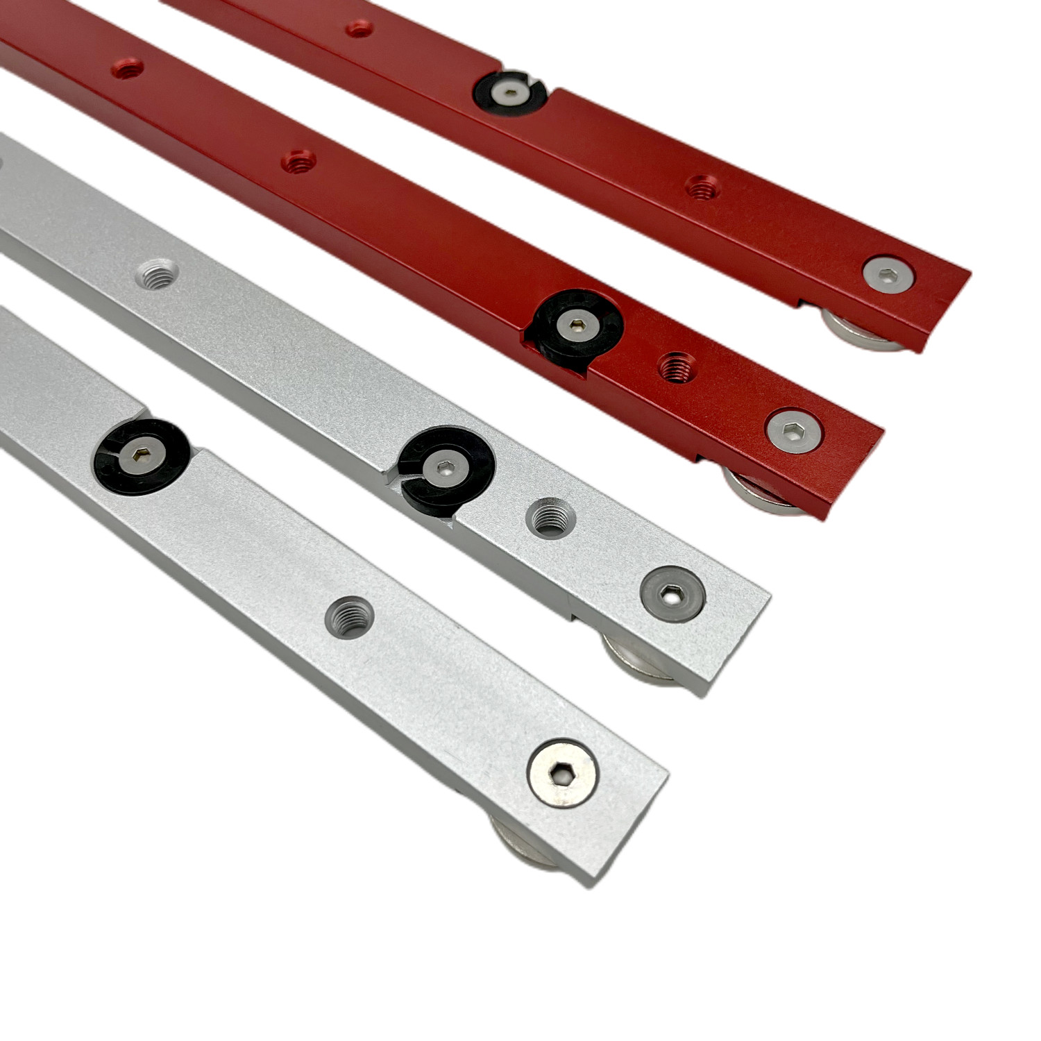 T Track Verstekstang Slider, Aluminium Verstekstang, Jig en Armatuur Bar Slider Tafelzaag Gauge Rod, T Slot Verstekmeter Slider