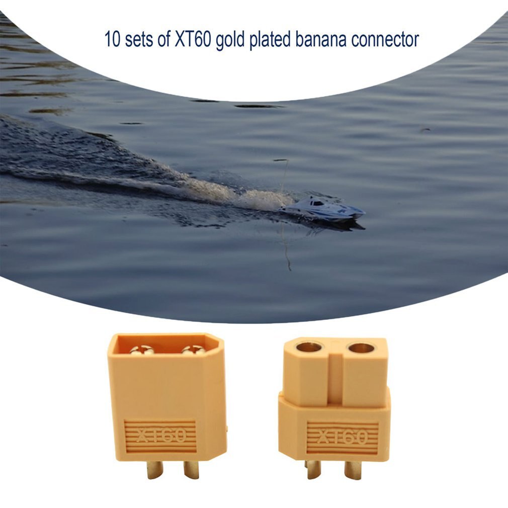 10 sets of Board-mount gold-plated Male and female banana plug connectors 0ML 10pcs male connector 10pcs female connector