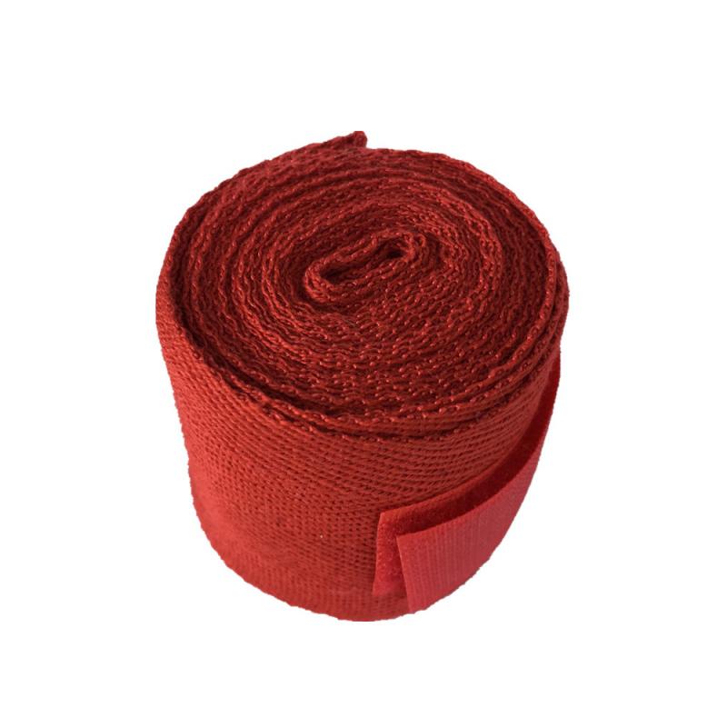 Coton Sangles Boxe bandage Avec Muay Thai Boxe Sanda Taekwondo Boxe Poignet Sangles Équipement De Conditionnement Physique: Rouge