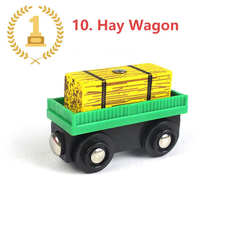 Legno Magnetico Treno Aereo di Legno Ferroviario Elicottero Auto Accessori Camion Giocattolo Per I Bambini Si Adattano In Legno nuovo Biro Tracce Regali: E10