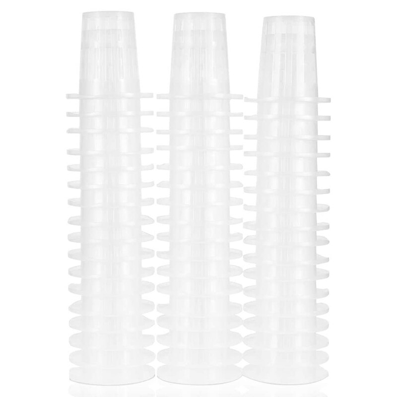 100Pcs Hydroponic orchid Slot Net Pot Slotted Mesh Net Cup Soilless Culture Vegetable Net Pots Baskets Cups orchid Pots