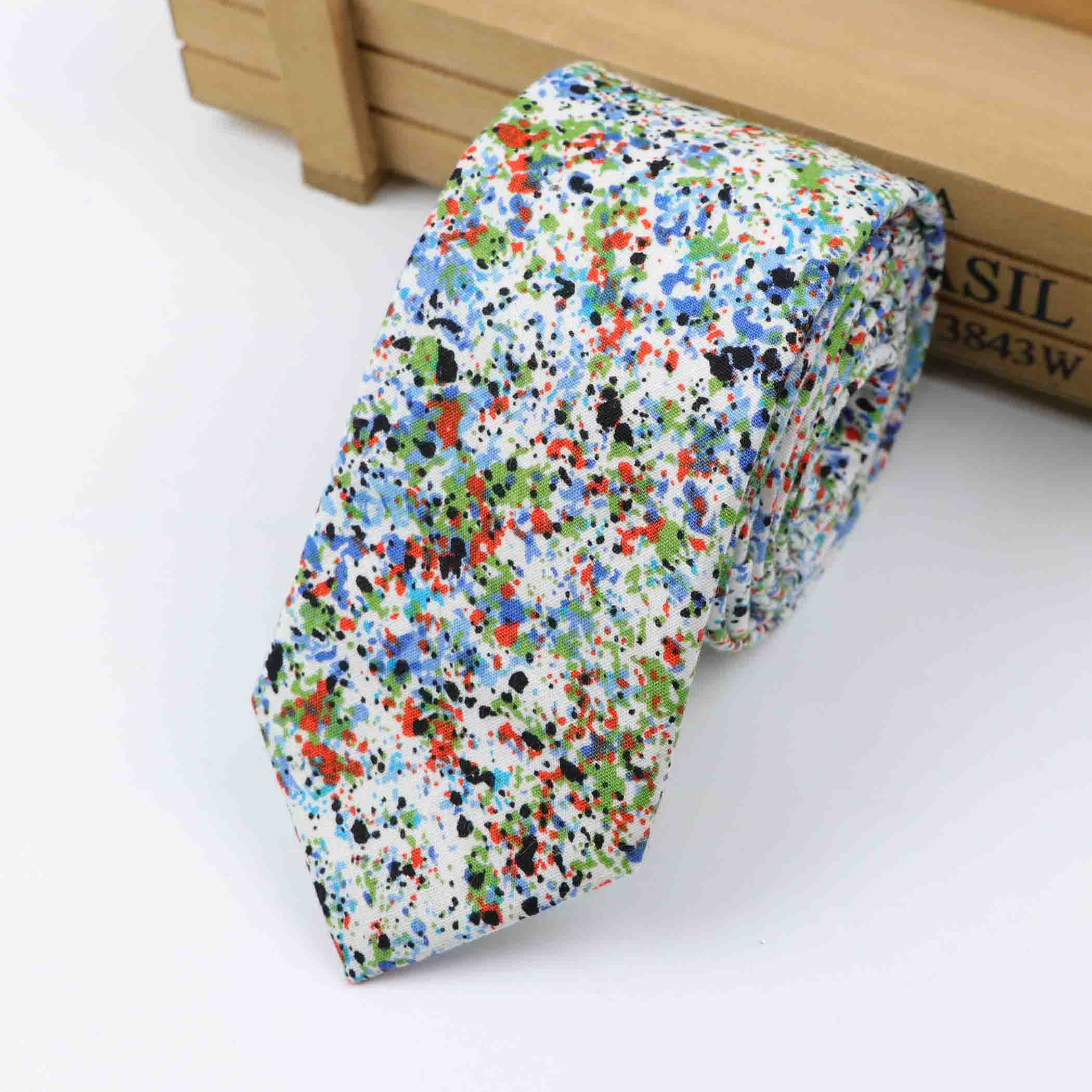 Tyyli solmio casual check keinotekoinen puuvilla kukka roes rusetti paisley skinny ties miesten pieni cravat