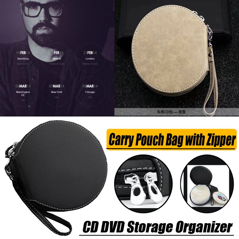 Cd Dvd Capaciteit Case Opslag Houder Carry Case Organizer Mouwen Cover Bag Box Cd Dvd Opslag Cover Accessoires