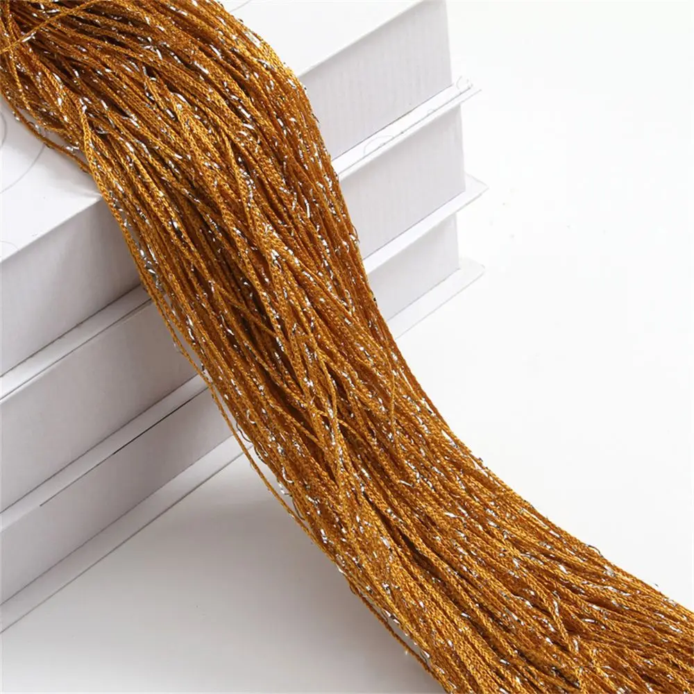1 peça 100x200cm corda de glitter decorativa porta cortina contas divisória sala borla tecido poliéster painel janela 1x2m