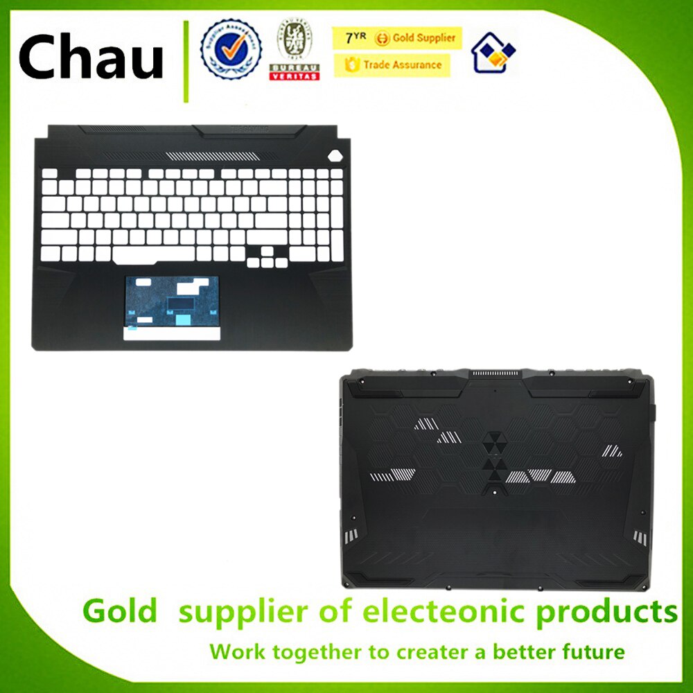 Laptop Palmrest Cover & Bottom Case for Asus FX506 FA506 - PVC Material