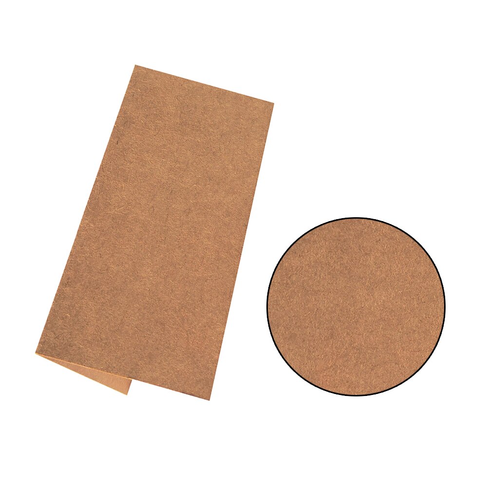 50Pcs White Kraft Paper Card Message Memo Wedding Party Thank You Cards Label Bookmarks Blank Kraft Card Word card