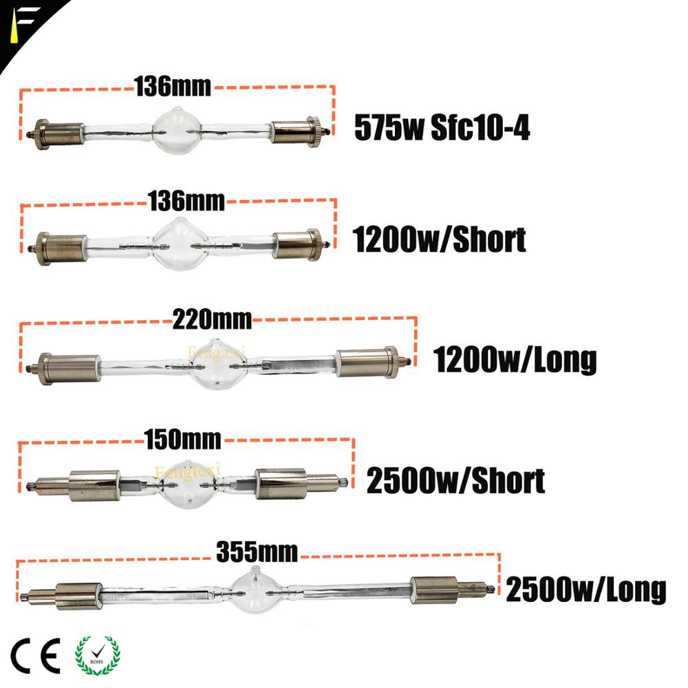 136mm Short Arc HMI 1200/S Hmi1200s Sfc10-4( 85-265V 700hrs life ) Metal halide lamp MSR1200/2 Gold SA/2/DE HTI1200W/D7/75