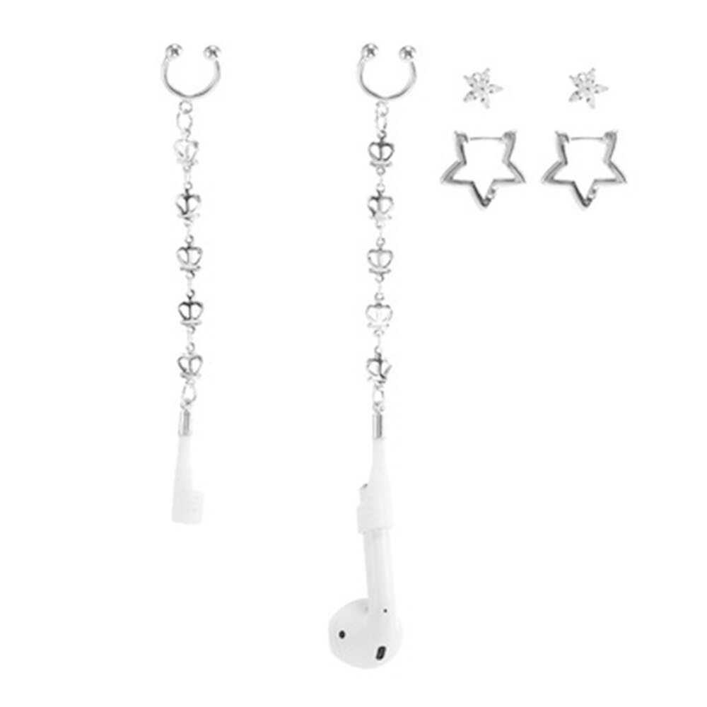 Anti-Perso Orecchio Orecchini a clip Auricolare Protector Creativo del Trasduttore Auricolare Accessori Unisex Orecchini Per Airpods 1/2/3 Pro