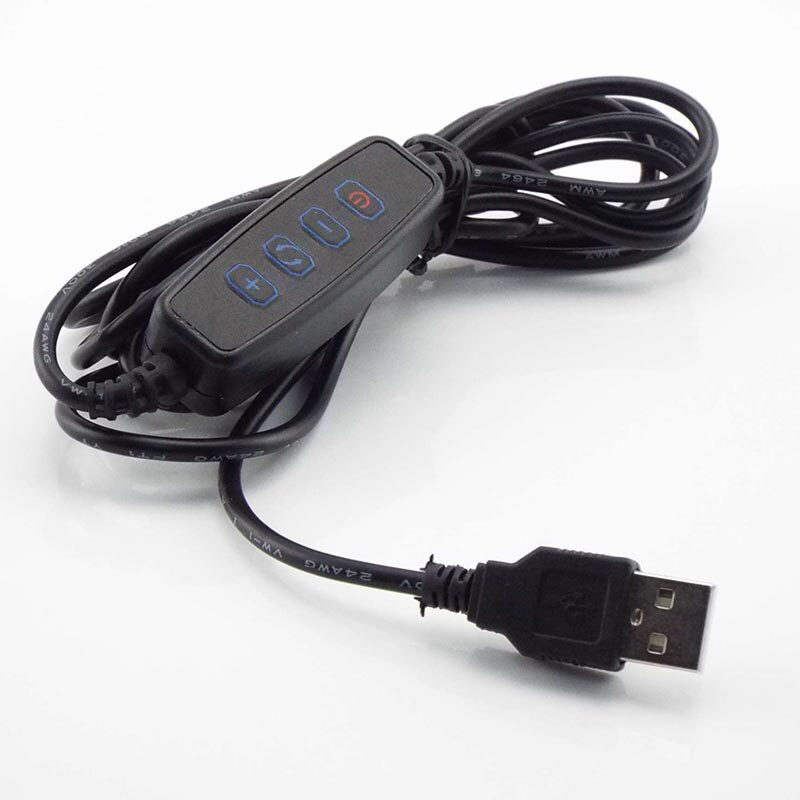 3 Stift DC 5V LED Dimmer verlängerung kabel USB Hafen Netzteil Linie Dimmen draht licht Kontrolle Schalter Adapter für LED lampe Birne o1