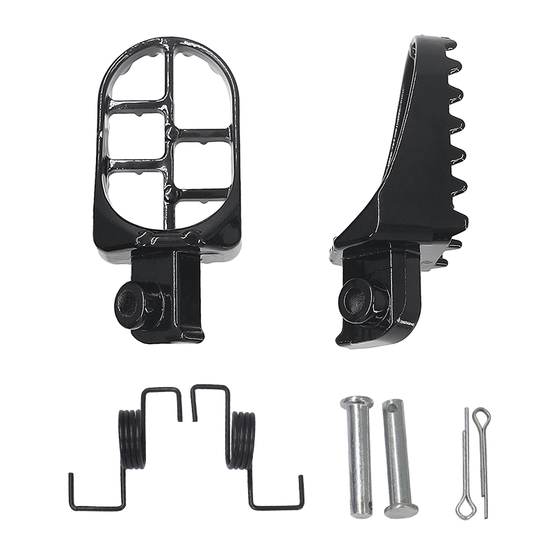 Off road motorcycle accessories suitable for modified aluminum alloy pedals PW50 PW80 TW200 pedals: black