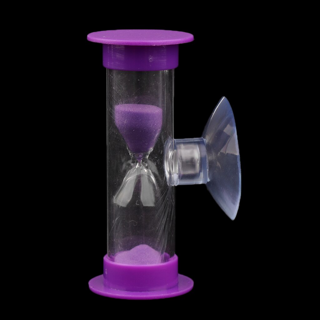 Zandloper Zandloper Klok Home Desk Decoratieve Coutdown Count Timer Zandloper Ornament 3 Minuten: Purple