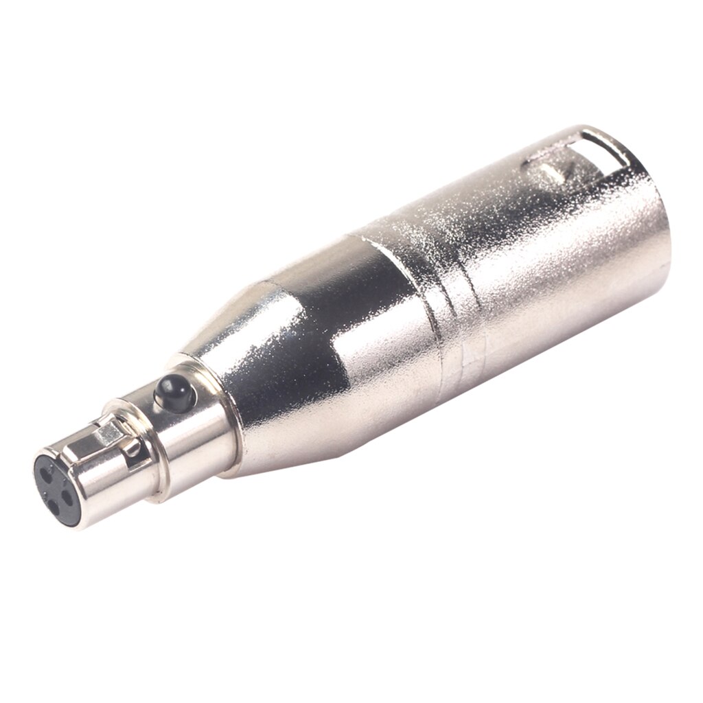 Mini Xlr 3-Pin Female Naar Xlr 3-Pin Male Plug Converter SA518 67x18x8mm