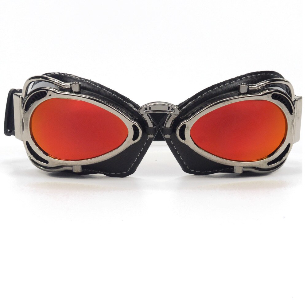 Gafas de motociclista para hombre, lentes de protección para casco de motocicleta, 6 colores, Retro, Vintage, para Harley, Bobber, Chopper
