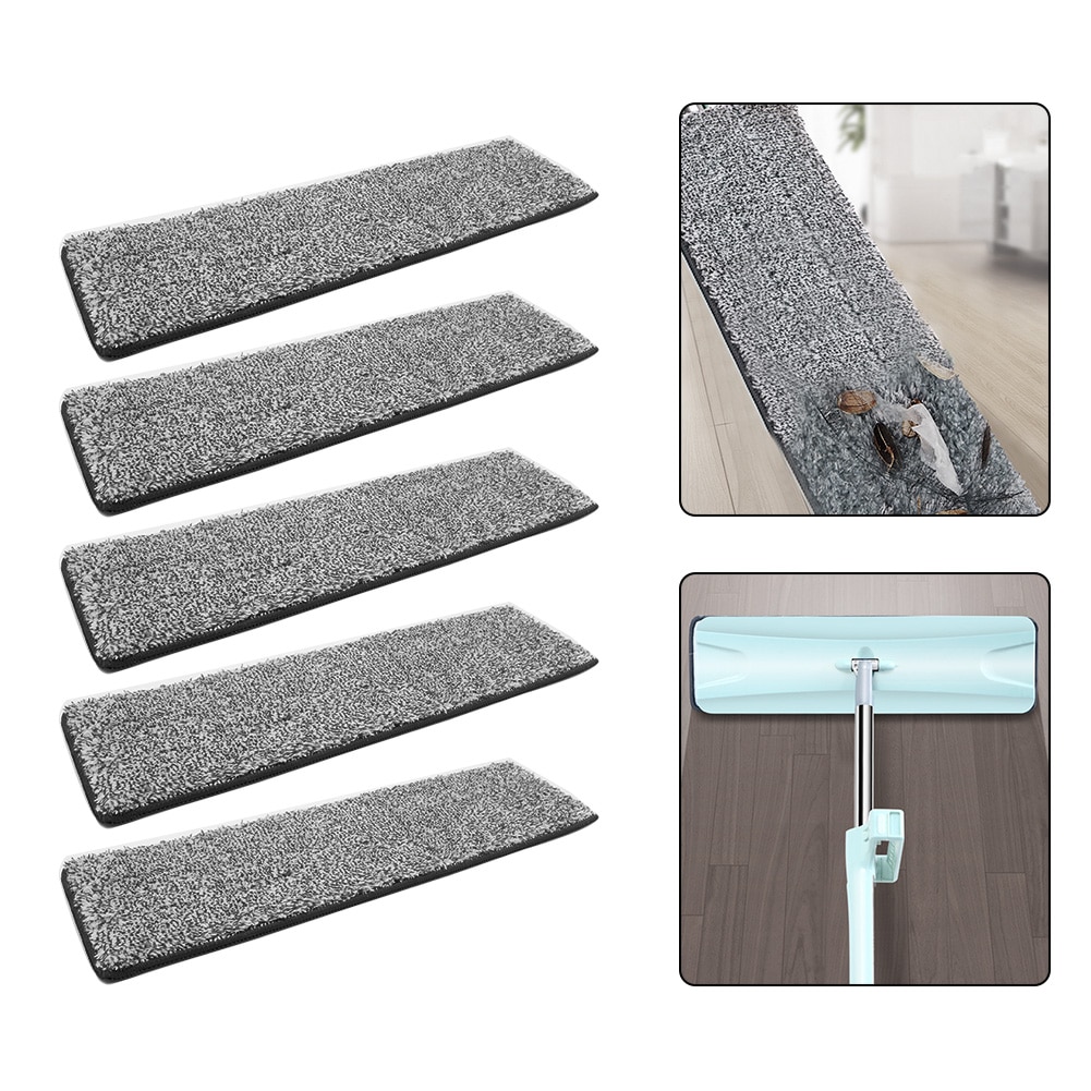 2/4/6/8PCS Microfiber Floor Mop Cloth Replace Rag Mop Self Wet And Cleaning Paste Mop Dry Cleaning Mop Floor Cloth Home Bathroom