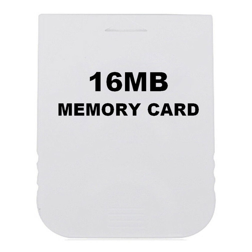 Práctica tarjeta de memoria para Nintendo Wii Gamecube GC, nueva tarjeta de memoria blanca para consola Wii, fácil de usar: 16MB