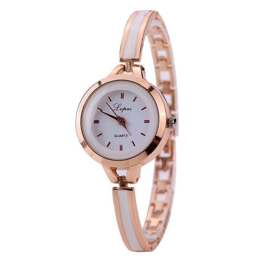 vrouwen Elegante Armband Quartz Horloge Goud Zilver Vrouwen Jurk Horloges Armband Dameshorloge relojes mujer Meisje Horloge: Gold