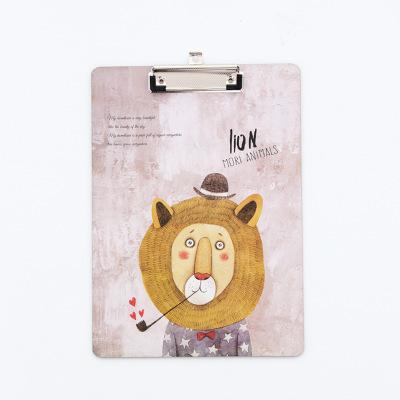 Kantoor w dier recht board clip spalk Kawaii klembord contract clip boek A4 Plastic Map: 9