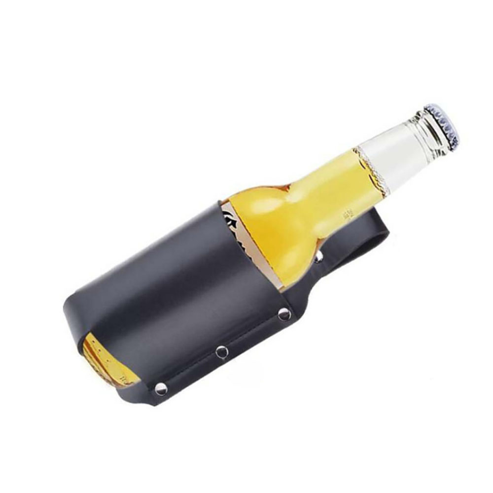 1Pc Holster Draagbare Fles Taille Bier Riem Bag Handige Wijn Flessen Drank Kan Holde
